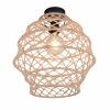 Lampa sufitowa plafon pleciona kolor naturalny owalna boho rystykalna industrialna minimalistyczna nad stół do salonu sypialni HIVE R61681036 Rl